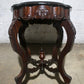 Antique Vintage Old Reclaimed Salvaged Carved Walnut Wood Wooden Side End Accent Foyer Sofa Table