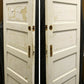 32"x78.5" Antique Vintage Old Reclaimed Salvaged SOLID Wood Wooden Interior Doors 5 Stacked Panels