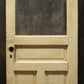 31.5"x80"x1.75" Antique Vintage Old Reclaimed Salvaged Wood Wooden Entry Exterior Door Window Wavy Glass