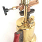 Antique Old Reclaimed Salvaged Decorative Upcycled Welding Blow Torch Electric Lamp Polished Brass