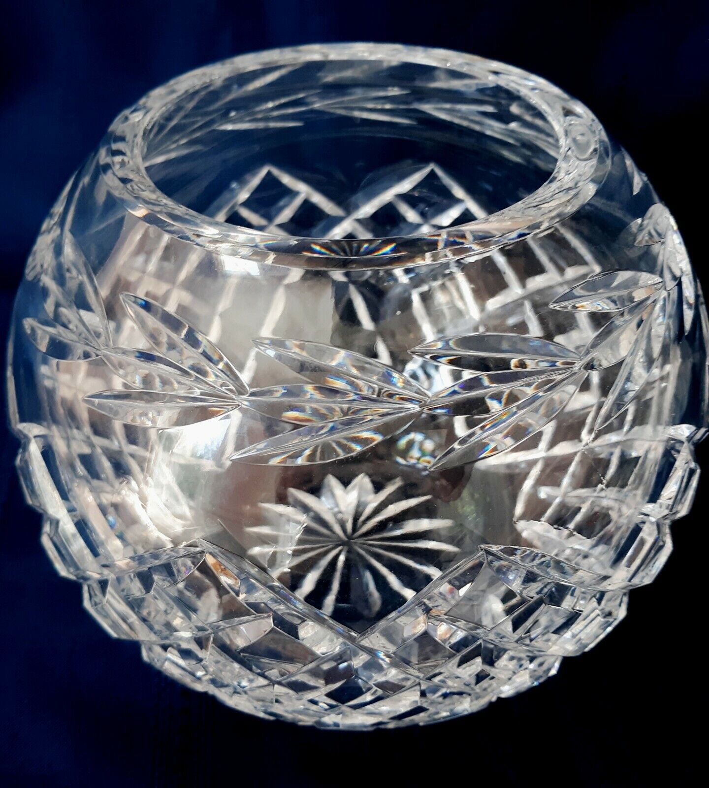 Kosta Boda Deco Crystal Heavy Vase Contemporary Art Glo –