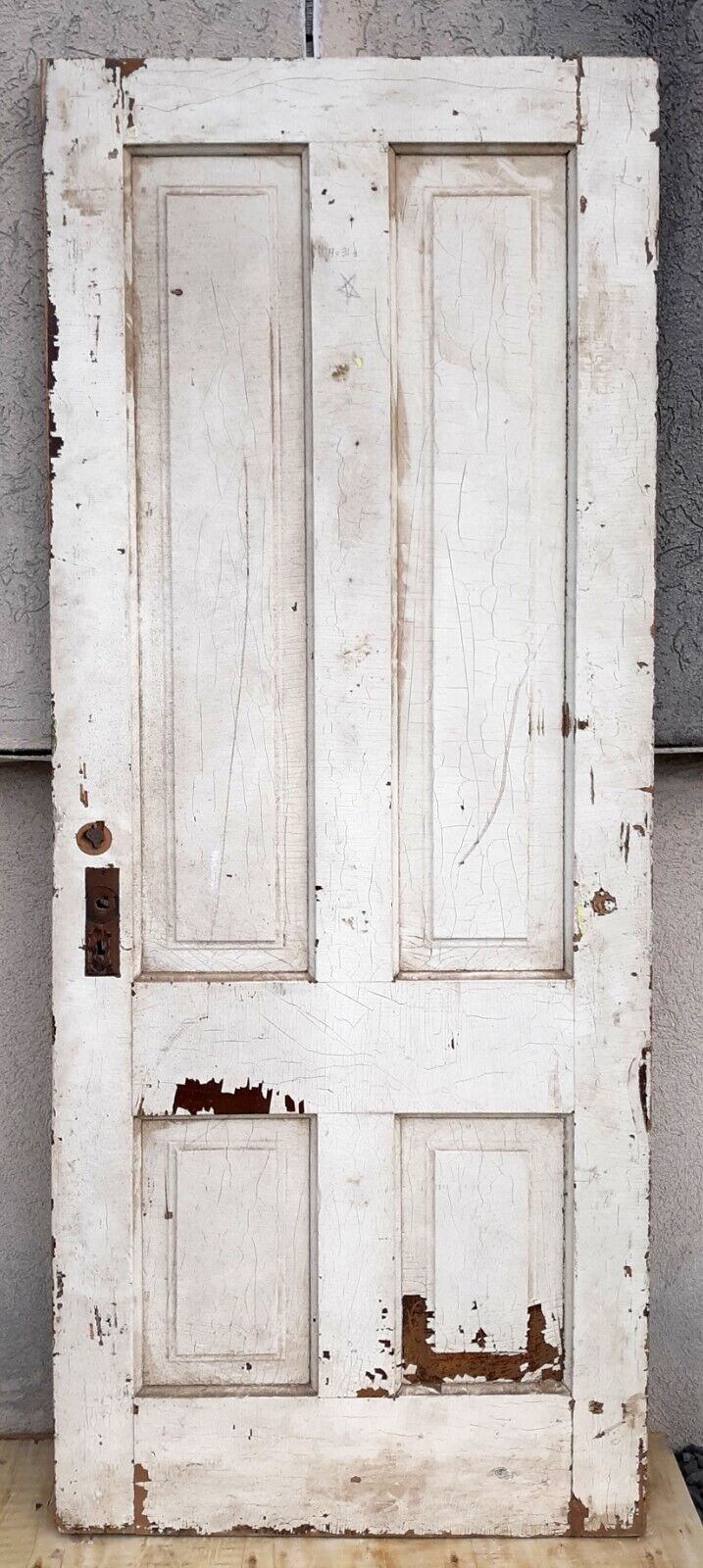 31.5"x79"x1.75" Antique Vintage Victorian Interior SOLID Wood Wooden Door Panels