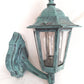 Wall Mount Fixture Lantern Cast Aluminum Clear Beveled Panels One Light 14”H