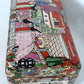 Chinese Box Lidded Glazed Ceramic Porcelain Gilt Desk Geisha Floral Butterflies