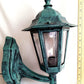 Wall Mount Fixture Lantern Cast Aluminum Clear Beveled Panels One Light 14”H