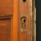 30.5"x89"x3" Antique Vintage Old Reclaimed Salvaged Wood Wooden Interior Pocket Sliding Door 5 Panel
