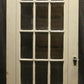 32.5"x80.5" Antique Vintage Old Reclaimed Salvaged Wood Wooden Storm Screen Exterior Door Window Glass