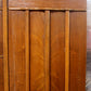 Vintage Antique Old Reclaimed Salvaged China Curio Cabinet Server Buffet Breakfront Wood 2 Glass Doors