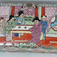 Chinese Box Lidded Glazed Ceramic Porcelain Gilt Desk Geisha Floral Butterflies