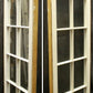 2 available 26.5"x84" Antique Vintage Old Salvaged Reclaimed Solid Wooden Wood Sidelite Doors Window Glass