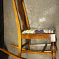 Antique Vintage Old Reclaimed Salvaged SOLID Walnut Wood Wooden Child Children's Kids Rocking Chair