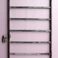 57"x15" Antique Vintage Old Reclaimed Salvaged Steel Iron Metal Fence Gate Door Panel Window Guard Grille