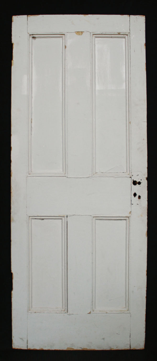 27"x68" Antique Vintage Old Reclaimed Salvaged Victorian Interior Closet Pantry Wood Wooden Door Panels