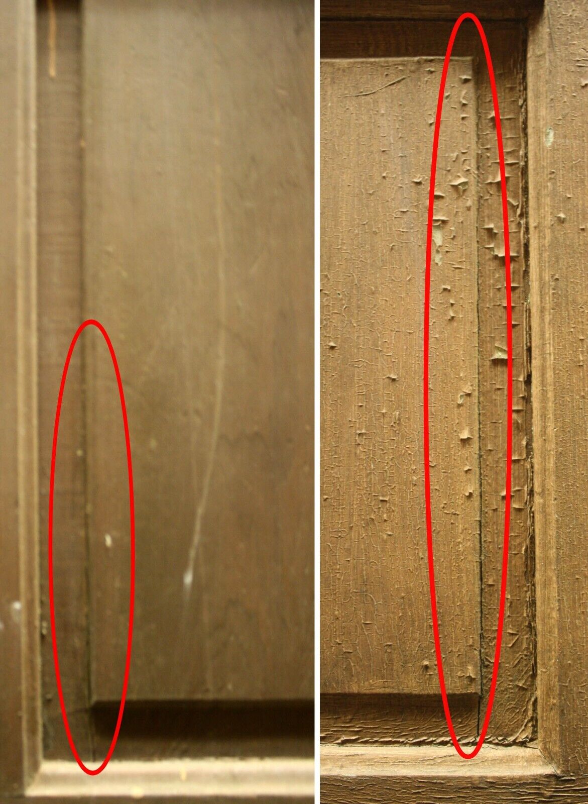 30"x77" Antique Vintage Old Reclaimed Salvaged Victorian Interior SOLID Wood Wooden Door 5 Panels