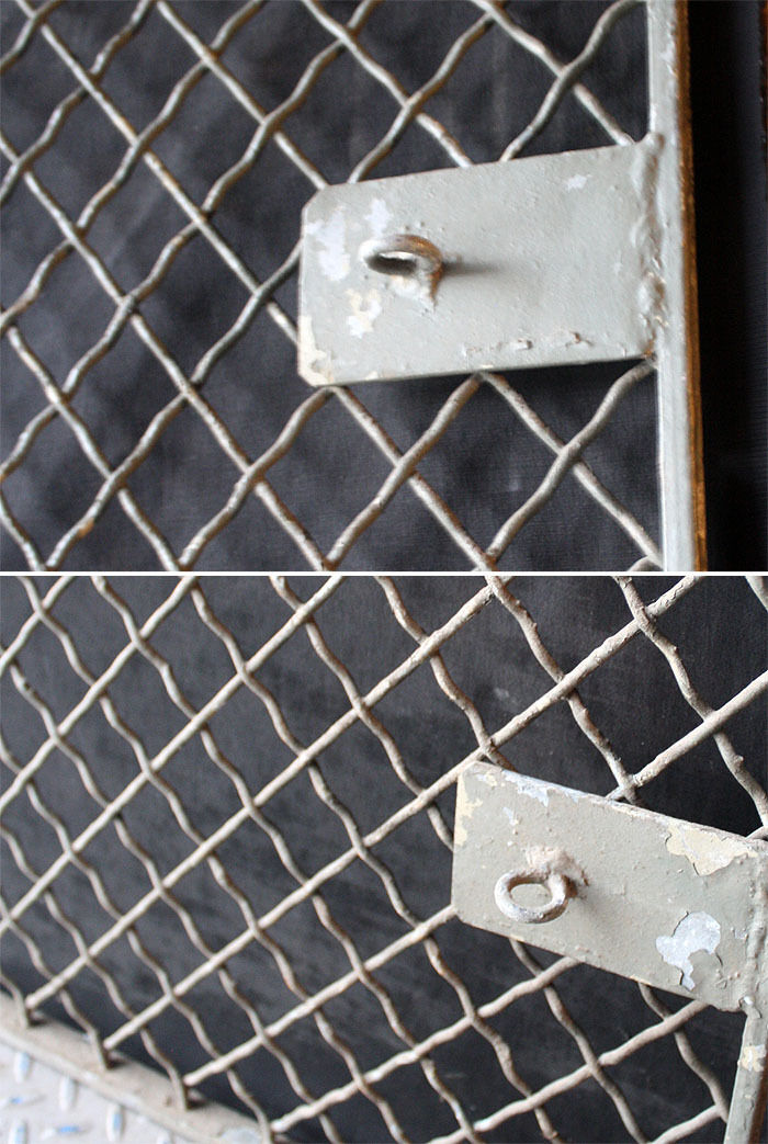 5 available 46"x83" Vintage Old Reclaimed Salvaged Steel Metal Fence Gate Door Panel Grille Industrial Factory