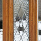 36"x79"x1.75" Vintage Old Reclaimed Salvaged SOLID Wood Wooden Entry Door Window Glass Side Lite