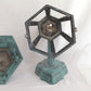 Wall Mount Fixture Lantern Cast Aluminum Clear Beveled Panels One Light 14”H