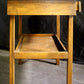 Vintage Antique Old Reclaimed Salvaged Wood Wooden Microwave Oven Stand Side End Table Cabinet Storage
