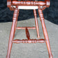 Antique Vintage Old Reclaimed Salvaged Victorian SOLID Wood Wooden Bench Foot Stool Ottoman Stand