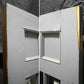 31.5"x80"x1.75" Antique Vintage Old Reclaimed Salvaged Exterior Wood Wooden Side Back Door Window Glass