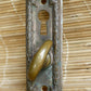 4 available Antique Vintage Old Reclaimed Salvaged Bronze Brass Door Thumb Turn Knob Doorknob Lock Key Latch