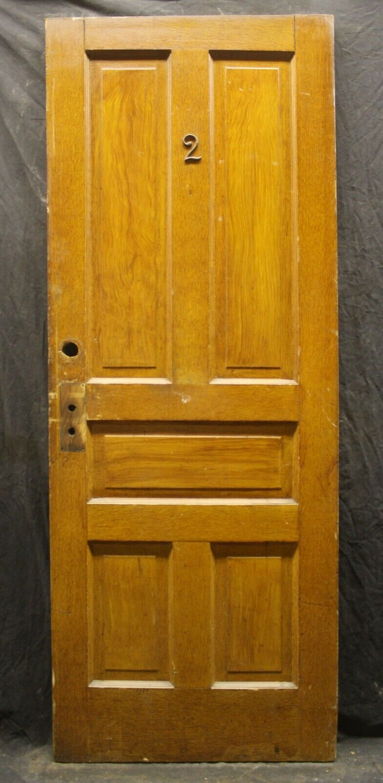 3 available 30"x79" Antique Vintage Old Reclaimed Salvaged SOLID Wood Wooden Interior Doors 5 Panel