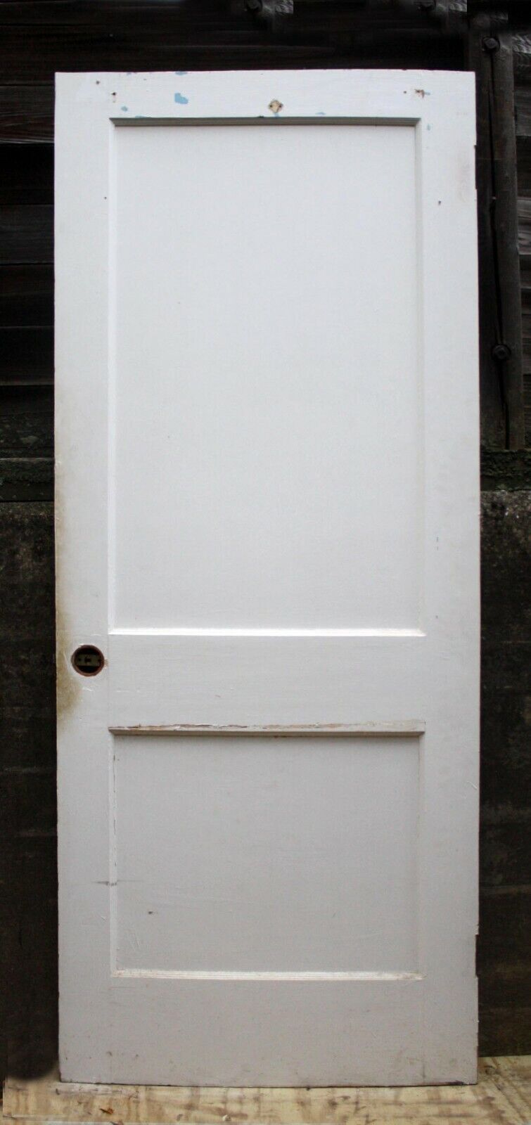 2 available 32"x79" Antique Vintage Old Salvaged Reclaimed Interior SOLID Wood Wooden Interior Door 2 Two Panels