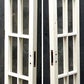 30"x92"x1.75" Pair Antique Vintage Old Reclaimed Salvaged French Double Wood Interior Doors Glass