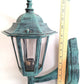 Wall Mount Fixture Lantern Cast Aluminum Clear Beveled Panels One Light 14”H