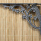 CLEANED Antique Vintage Old Reclaimed Salvaged Cast Iron Ornate Victorian Shelf Bracket Support