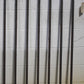 80"x60" Antique Vintage Old Reclaimed Salvaged Picket Cast Iron Metal Gate Fence Fencing Panel Section