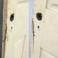 31"x75" Antique 1840 Vintage Old SOLID Wood Wooden Interior Door 4 Shaker Panels