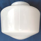 Vintage Opal Hand Blown Glass Globe Acorn Shaped Schoolhouse Light Shade Pendant Flush/Semi Mount Replacement Cover 4” Fitter -NOS