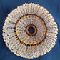 Vintage Handmade Beaded Small Lampshade Brass Safety Pin Clear Acrylic Crystal Drop Beads Light Bulb Cover Chandelier Sconce Lamp-NOS