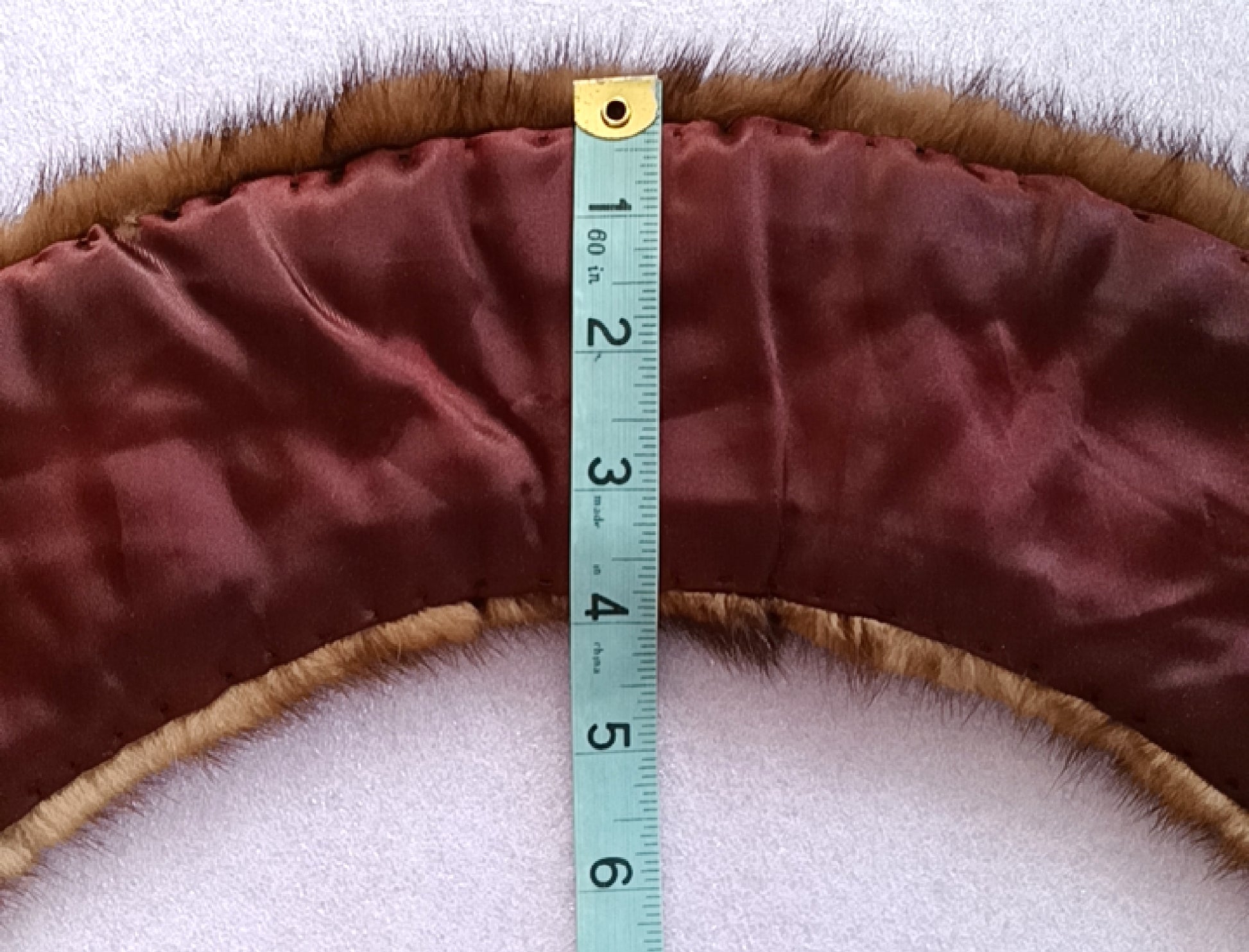 Vintage Authentic Mink Fur Collar for Sweater Jacket or Coat Satin Lin –  PennAntique