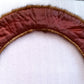 Vintage Authentic Mink Fur Collar for Sweater Jacket or Coat Satin Lining Closure Genuine Fur Reddish Brown Women's Accessories