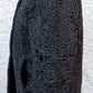 Vintage Black Fur Astrakhan Karakul Persian Lamb Coat Women Winter Coat Genuine Fur Coat - Size M