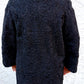 Vintage Black Fur Astrakhan Karakul Persian Lamb Coat Women Winter Coat Genuine Fur Coat - Size M