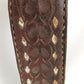 Antique/Vintage Laced Leather Wrapped Bentwood Stirrup Horse Saddle Side Foot Western Equestrian Club Farmhouse Décor