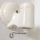 Antique Vintage One Light White Glazed Ceramic Porcelain Round Sconce Plug In Pull Chain Bathroom Flush Mount Fixture Retro Lighting