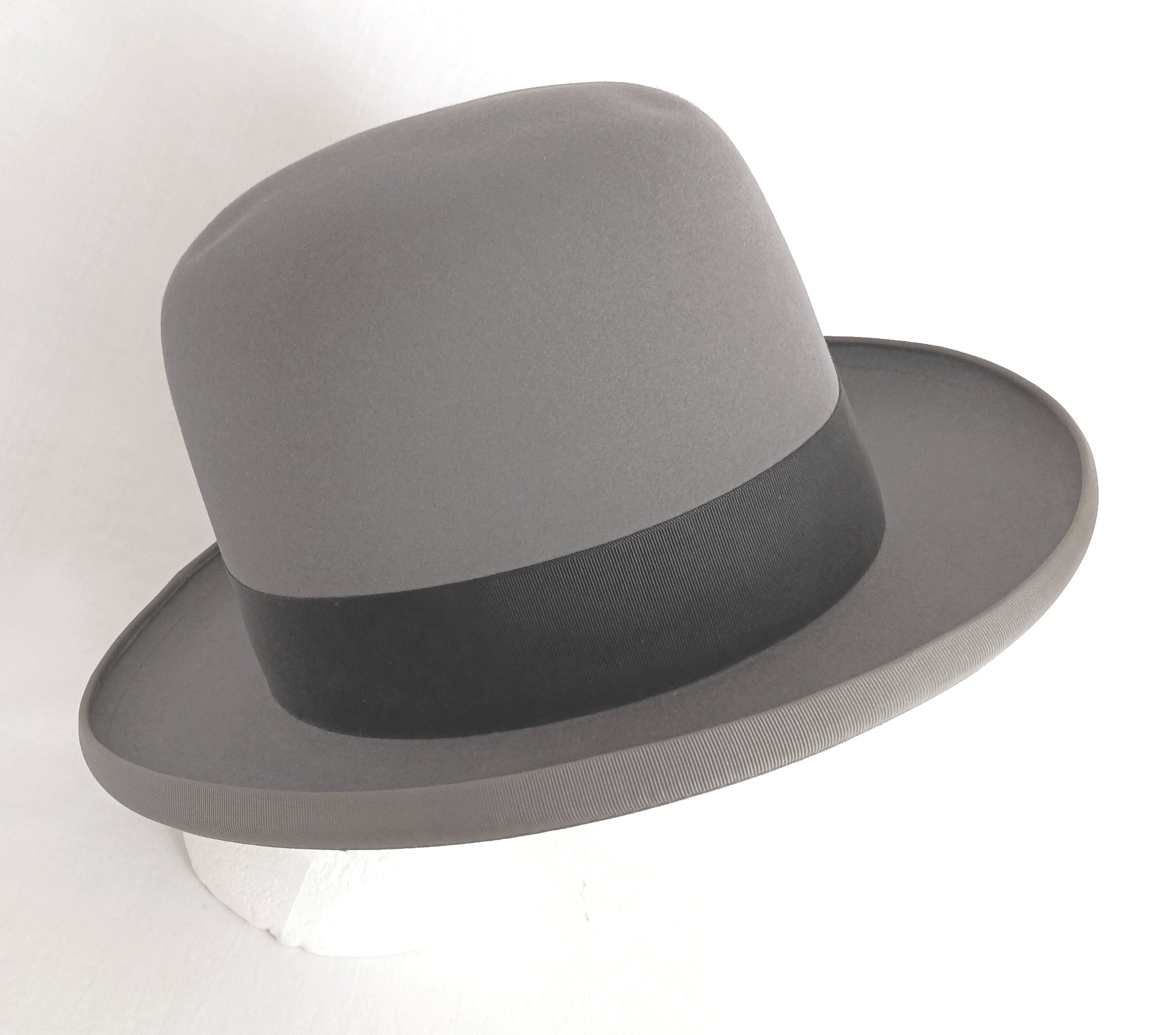 Vintage Stetson Gray Hat Royal DeLuxe St Regis Fur Felt Homburg