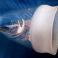 Antique Vintage Clear & Frosted Glass Superior Best Flint Glass Replacement Lampshade for Kerosene Oil Lamp or Candle Holder Retro Chimney