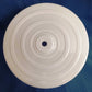 Vintage Opal White Glass Drum Replacement Lampshade with Center Hole Flush Mount Ceiling Wall Fixture Cover Light 8”D