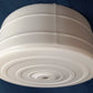 Vintage Opal White Glass Drum Replacement Lampshade with Center Hole Flush Mount Ceiling Wall Fixture Cover Light 8”D