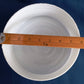 Vintage Opal White Glass Drum Replacement Lampshade with Center Hole Flush Mount Ceiling Wall Fixture Cover Light 8”D