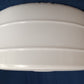 Vintage Opal White Glass Drum Replacement Lampshade with Center Hole Flush Mount Ceiling Wall Fixture Cover Light 8”D