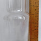 Antique Vintage Clear & Frosted Glass Superior Best Flint Glass Replacement Lampshade for Kerosene Oil Lamp or Candle Holder Retro Chimney