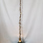 Vintage Industrial Large Pendant Light Fixture Green Enamel Cone Shape Shade Metal Chain Canopy Plug In Hanging Lamp Retro Lighting